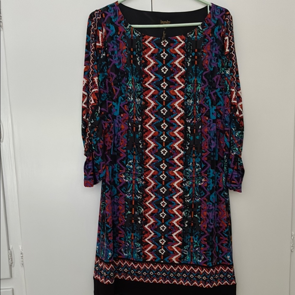 Colorful Patterned Dress by Laundry
